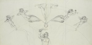 オーロラと音楽、1809 作： Philipp Otto Runge